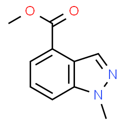 ChemSpider 2D Image | Methyl 1-methyl-1H-indazole-4-carboxylate | C10H10N2O2