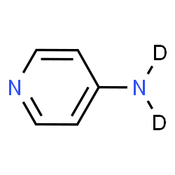ChemSpider 2D Image | 4-Pyridin(~2~H_2_)amine | C5H4D2N2