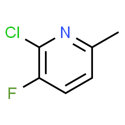 ChemSpider 2D Image | 2-Chloro-3-fluoro-6-picoline | C6H5ClFN
