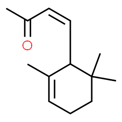 ChemSpider 2D Image | (3Z)-4-(2,6,6-Trimethyl-2-cyclohexen-1-yl)-3-buten-2-one | C13H20O