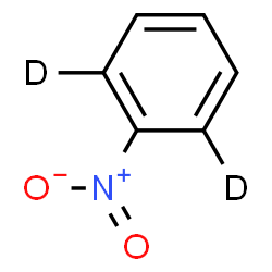 ChemSpider 2D Image | Nitro(2,6-~2~H_2_)benzene | C6H3D2NO2