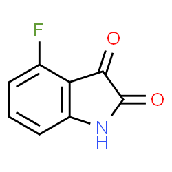 ChemSpider 2D Image | 4-Fluoroindoline-2,3-dione | C8H4FNO2