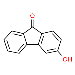 ChemSpider 2D Image | 3-Hydroxy-9H-fluoren-9-one | C13H8O2
