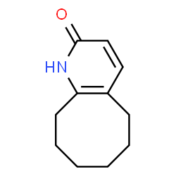 ChemSpider 2D Image | 5,6,7,8,9,10-Hexahydrocycloocta[b]pyridin-2(1H)-one | C11H15NO
