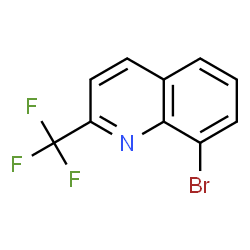 ChemSpider 2D Image | 8-Bromo-2-(trifluoromethyl)quinoline | C10H5BrF3N