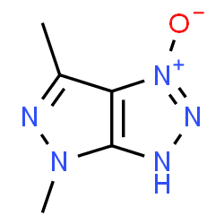 ChemSpider 2D Image | 4,6-Dimethyl-3,4-dihydropyrazolo[3,4-d][1,2,3]triazole 1-oxide | C5H7N5O