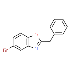 ChemSpider 2D Image | 2-Benzyl-5-bromobenzo[d]oxazole | C14H10BrNO