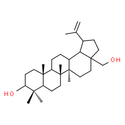 ChemSpider 2D Image | (5xi,9xi,13xi,17xi,18xi,19xi)-Lup-20(29)-ene-3,28-diol | C30H50O2