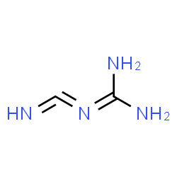 ChemSpider 2D Image | (iminomethylene-$l^{5}-azanylidene)methanediamine | C2H5N4