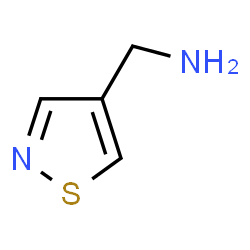 ChemSpider 2D Image | 1-(1,2-thiazol-4-yl)methanamine | C4H6N2S