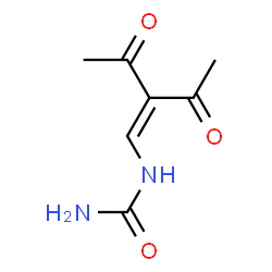 ChemSpider 2D Image | 3-UREIDOMETHYLENE-2,4-PENTANEDIONE | C7H10N2O3