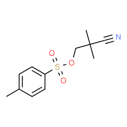 ChemSpider 2D Image | 2-Cyano-2-methylpropyl 4-methylbenzenesulfonate | C12H15NO3S