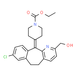 ChemSpider 2D Image | 2-Hydroxymethyl Loratadine | C23H25ClN2O3