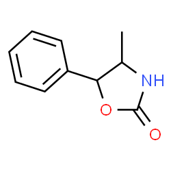 ChemSpider 2D Image | 4-Methyl-5-phenyloxazolidin-2-one | C10H11NO2