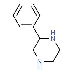 ChemSpider 2D Image | 2-Phenylpiperazine | C10H14N2