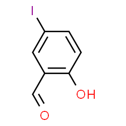 ChemSpider 2D Image | 5-Iodosalicylaldehyde | C7H5IO2