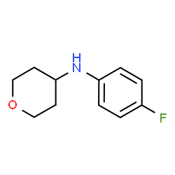 ChemSpider 2D Image | N-(4-fluorophenyl)oxan-4-amine | C11H14FNO