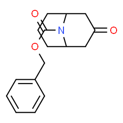ChemSpider 2D Image | N-Cbz-9-azabicyclo[3.3.1]nonan-3-one | C16H19NO3