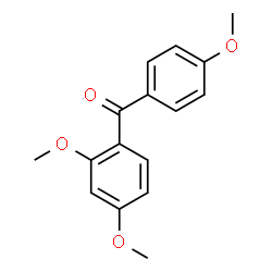 ChemSpider 2D Image | (2,4-Dimethoxyphenyl)(4-methoxyphenyl)methanone | C16H16O4