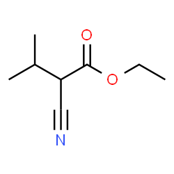 ChemSpider 2D Image | Ethyl 2-cyano-3-methylbutanoate | C8H13NO2
