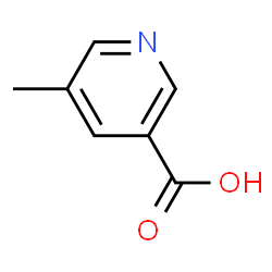 ChemSpider 2D Image | 5-Methylnicotinic acid | C7H7NO2
