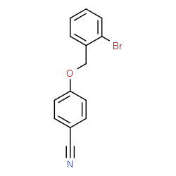 ChemSpider 2D Image | 4-[(2-Bromobenzyl)oxy]benzonitrile | C14H10BrNO