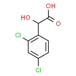 ChemSpider 2D Image | 2,4-Dichloromandelic acid | C8H6Cl2O3