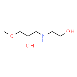 ChemSpider 2D Image | 1-[(2-Hydroxyethyl)amino]-3-methoxy-2-propanol | C6H15NO3