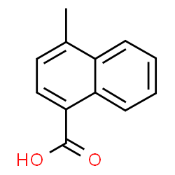 ChemSpider 2D Image | 4-Methyl-1-naphthoic acid | C12H10O2