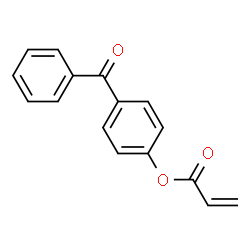 ChemSpider 2D Image | 4-Benzoylphenyl acrylate | C16H12O3