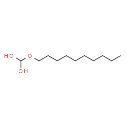 ChemSpider 2D Image | (Decyloxy)methanediol | C11H24O3