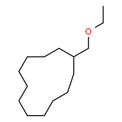 ChemSpider 2D Image | (Ethoxymethyl)cyclododecane | C15H30O