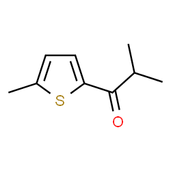 ChemSpider 2D Image | 2-Methyl-1-(5-methyl-2-thienyl)-1-propanone | C9H12OS