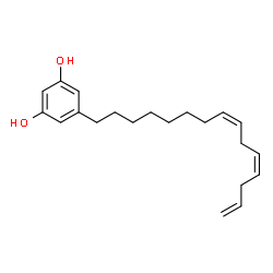 ChemSpider 2D Image | Cardol triene | C21H30O2