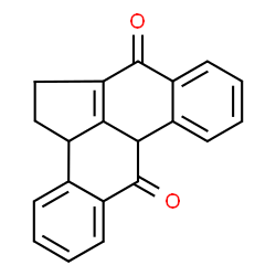 ChemSpider 2D Image | 4b,5,6,11b-Tetrahydrobenz[e]aceanthrylene-7,12-dione | C20H14O2