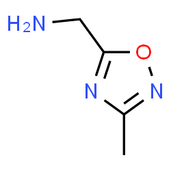 ChemSpider 2D Image | 5-($l^{4}-azanylmethyl)-3-methyl-1,2,4-oxadiazole | C4H8N3O