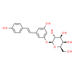 ChemSpider 2D Image | Polydatin | C20H22O8