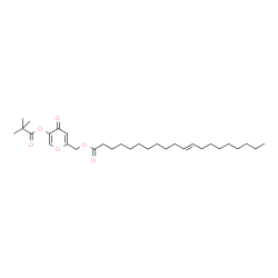 ChemSpider 2D Image | {5-[(2,2-Dimethylpropanoyl)oxy]-4-oxo-4H-pyran-2-yl}methyl (11E)-11-icosenoate | C31H50O6