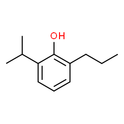ChemSpider 2D Image | 2-Isopropyl-6-propylphenol | C12H18O