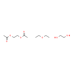 ChemSpider 2D Image | 2-acetoxyethyl acetate; ethoxyethane; ethylene glycol | C12H26O7