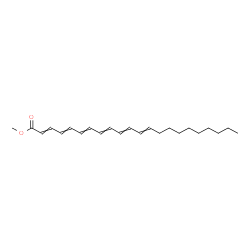 ChemSpider 2D Image | Methyl 2,4,6,8,10,12-docosahexaenoate | C23H34O2