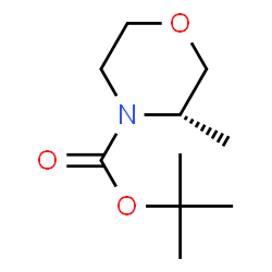 ChemSpider 2D Image | (S)-N-Boc-3-Methylmorpholine | C10H19NO3
