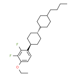 ChemSpider 2D Image | (1'r,4'r)-4-Butyl-4'-(4-ethoxy-2,3-difluorophenyl)-1,1'-bi(cyclohexyl) | C24H36F2O