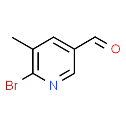 ChemSpider 2D Image | 6-Bromo-5-methylnicotinaldehyde | C7H6BrNO