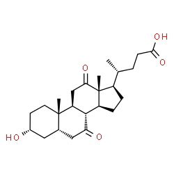 ChemSpider 2D Image | Reductodehydrocholic acid | C24H36O5
