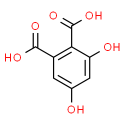 ChemSpider 2D Image | 3,5-Dihydroxyphthalic acid | C8H6O6