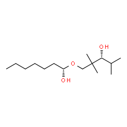 ChemSpider 2D Image | (1S)-1-{[(3R)-3-Hydroxy-2,2,4-trimethylpentyl]oxy}-1-heptanol | C15H32O3