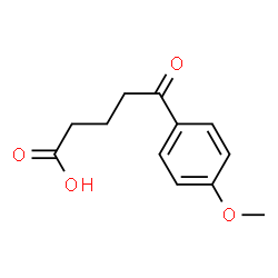 ChemSpider 2D Image | 5-(4-Methoxyphenyl)-5-oxopentanoic acid | C12H14O4