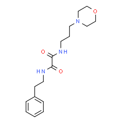 ChemSpider 2D Image | N-[3-(4-Morpholinyl)propyl]-N'-(2-phenylethyl)ethanediamide | C17H25N3O3