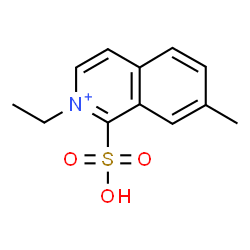 ChemSpider 2D Image | 2-Ethyl-7-methyl-1-sulfoisoquinolinium | C12H14NO3S